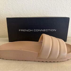 French Connection | Putty Slip-On Slides (NIB)
